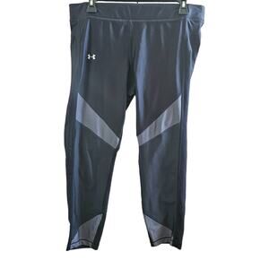 Under Armour Black and Gray Capri Leggings Size Large